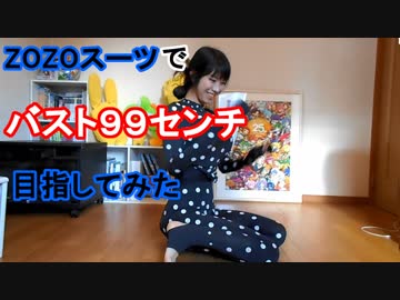 【B99W55H88】 ZOZOスーツでバスト99センチのセクシー体型を作ってみた