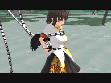 【紳士向け】射名丸文がお腹を掻き混ぜられるだけ【MMD】（見えない版）
