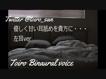 【ASMR】甘い耳舐めを貴方に…左耳ver【バイノーラル】