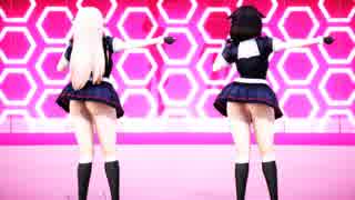 【MMD艦これ】Distorted Princess【夕立・時雨】