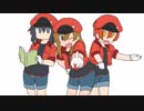 【手描きはたらく細胞】日常OPパロ