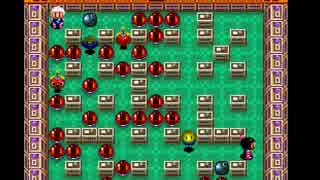 【没実況】二人がミスする度に加速するスーパーボンバーマン