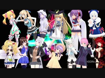 【MMD】バーチャルYouTuber達が歌ってみた！？【Blessing】