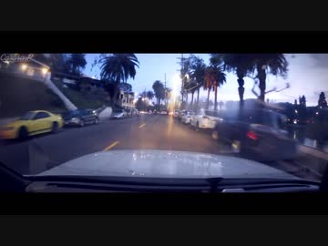 【アメリカ車載動画】エコーパークAve→101Fwy→サンセットBlvd【ロサンゼルス】