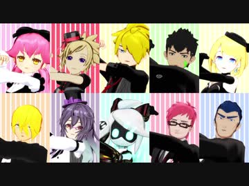 【#コンパスMMD】初期ヒーロー+αでシュガーソングとビターステップ【祝2周年】