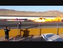 ジェットエンジンで車を丸焼き