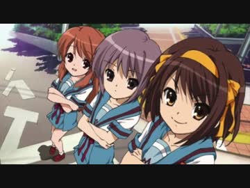 涼宮ハルヒの憂鬱 止マレ 1人3役で歌ってみた ニコニコ動画