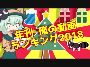 年刊 俺の動画ランキング2018
