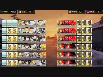 連隊戦でひたすら交代する動画