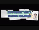DIFFERENT VINYL BADGE HOLDERS