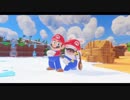 【World2-5】【マリオ+ラビッツキングダムバトル実況】初見プレイで完全攻略を目指す！