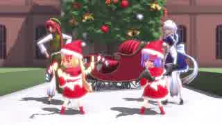 【東方ＭＭＤ】みんなでさそうおどりをおどってみた　その２（カメラ固定 改変モデル1080P)
