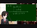 #Knanの数学独習帖 中学1年 正の数と負の数 引き算と数直線 #VRアカデミア