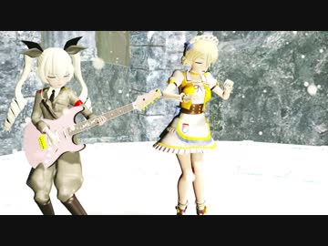 【MMDガルパン】まめる式隊長２人で白い雪のプリンセスは ver.2 4Mbps