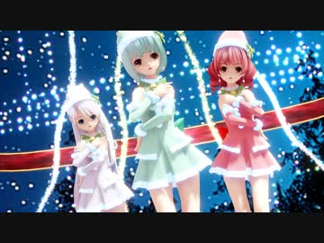 【MMD】らぶ式Mint・Yuki・Rougeで『愛言葉Ⅲ』1080p