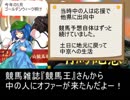 魔理沙の居酒屋競馬予想　EX　「2018有馬＆そして新たなステージへ」