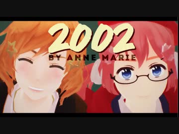 【APヘタリアMMD】ほくべー娘で2002