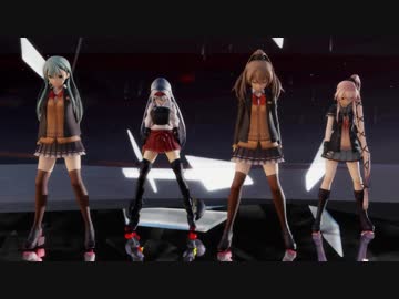 【MMD艦これ】艦娘4人で Sweet Devil Colate Remix  【1080ｐ】