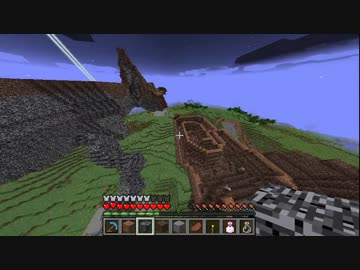 こばみ谷を作りたい（虫の息）生存？【minecraft】