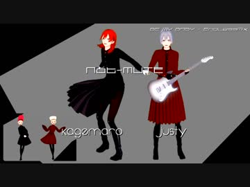 音楽系VTuberユニット「Not-MUTE」のKagemaroとJustyです。