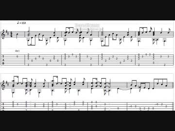 Tab譜有 Dear ソロギター楽譜 ミリマス ニコニコ動画