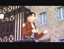 【進撃のMMD】兵長が雪の華を英語で歌います【兵長誕2018】