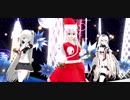 【ＭＭＤ艦これ】らぶ式ミク（深海棲艦化）、ガングート(サンタ)、防空棲姫で『La Noël Sucrée 』1080p
