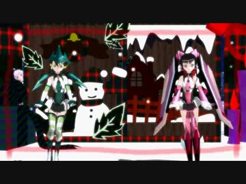 【MMD】きりしらで好き！雪！本気マジック