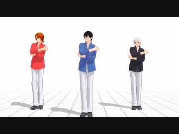 【ペダルMMD】　荒北が　後輩　引き連れて歌い・踊る