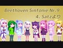 【VOICEROID合唱】ベト９【歌うボイスロイド】