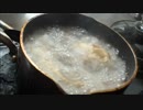 全く料理のできない主が揚げアイスに挑戦する動画