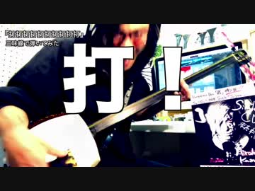 『打打打打打打打打打打』三味線で弾いてみた