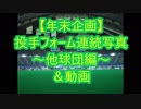 【年末企画】投手フォーム連続写真〜他球団編〜＆動画