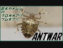 巨大カメムシVSクロオオアリ・ツムギアリ