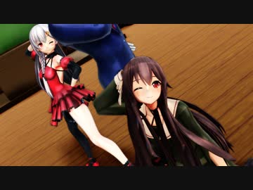 【MMD】うまPじゅりえっと【アイドル部】