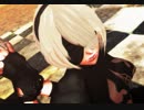 【MMDNieR】2BさんとA2さんで「砂の惑星」を踊ってもらいました【まめる式モデル】