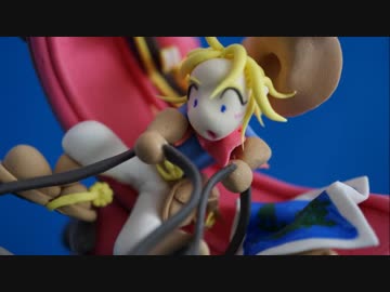 飛行機に乗る女の子作ってみた