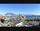 ある日の桜島（その１１２）＜宇宿の「金属団地入口」交差点周辺の商業施設などの駐車場から見てみた＞