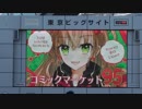 東京ビッグサイト正面モニター前（コミックマーケット95)