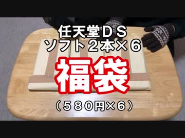 【福袋2019】ニンテンドーDSのソフト2本入り福袋×6を開封してみた