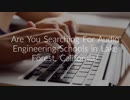 Audio Engineering Schools in Lake Forest, California
