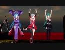 【アイドル部MMD】ヤマトイオリ・夜桜たま・神楽すずで「桃源恋歌」