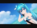 【MMD】 真夏のレターレインボー 初音ミク(♮はぐみく！) 葉月式