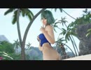 DoAX Venus Vacation :: Tamaki Volleyball Winning Poses (Blue Labyrinth SR) with lotions