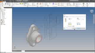 Inventor2018にAutoCADの2D図面をインポートして3D形状を作成してみた
