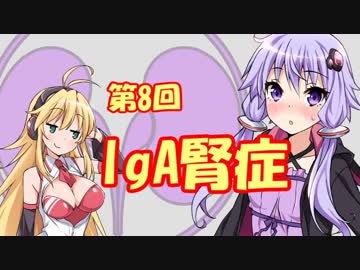 【結月ゆかり】結月ゆかりの腎臓講座part8 IgA腎症【弦巻マキ】