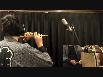 【篠笛と和太鼓で】FF6「ティナのテーマ」【吹いたり叩いたり】