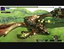 【テスト投稿】mhxx 集会所イベントクエスト カプコン・燃えるスピリッツ リオレウス３連続狩猟戦 裸ハンマーぼっち縛り２／２