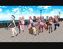 【MMD】シロちゃんとアイドル部全員のCheerS【.LIVE】