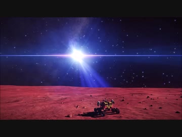 白色矮星のジェットを通り抜ける星に降りてみた